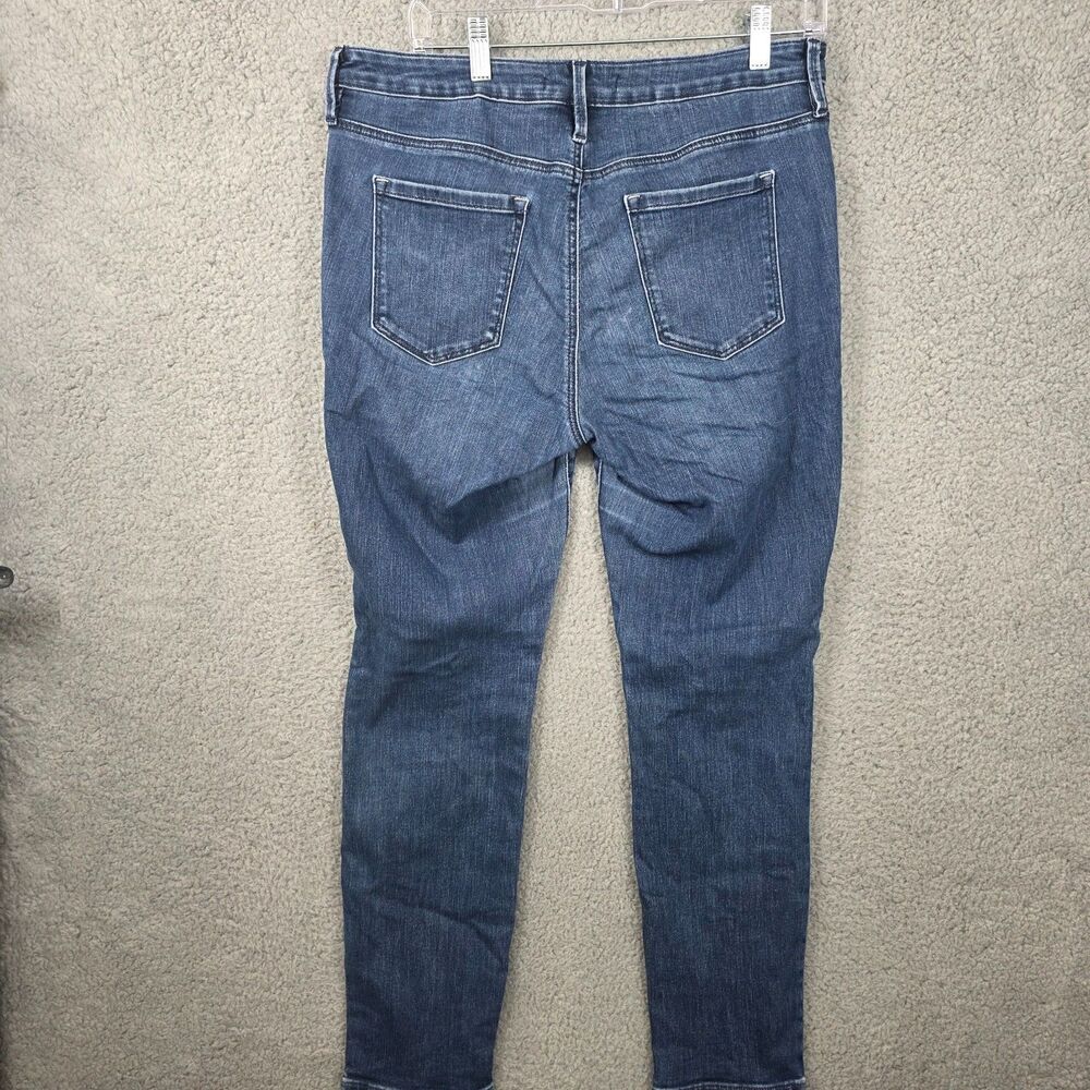 Athleta Sculpttek Skinny Jeans Women Size 10 Blue Denim Stretch Pants - Picture 6 of 11